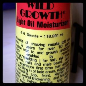 Wild Growth Oil Yellow Bottle